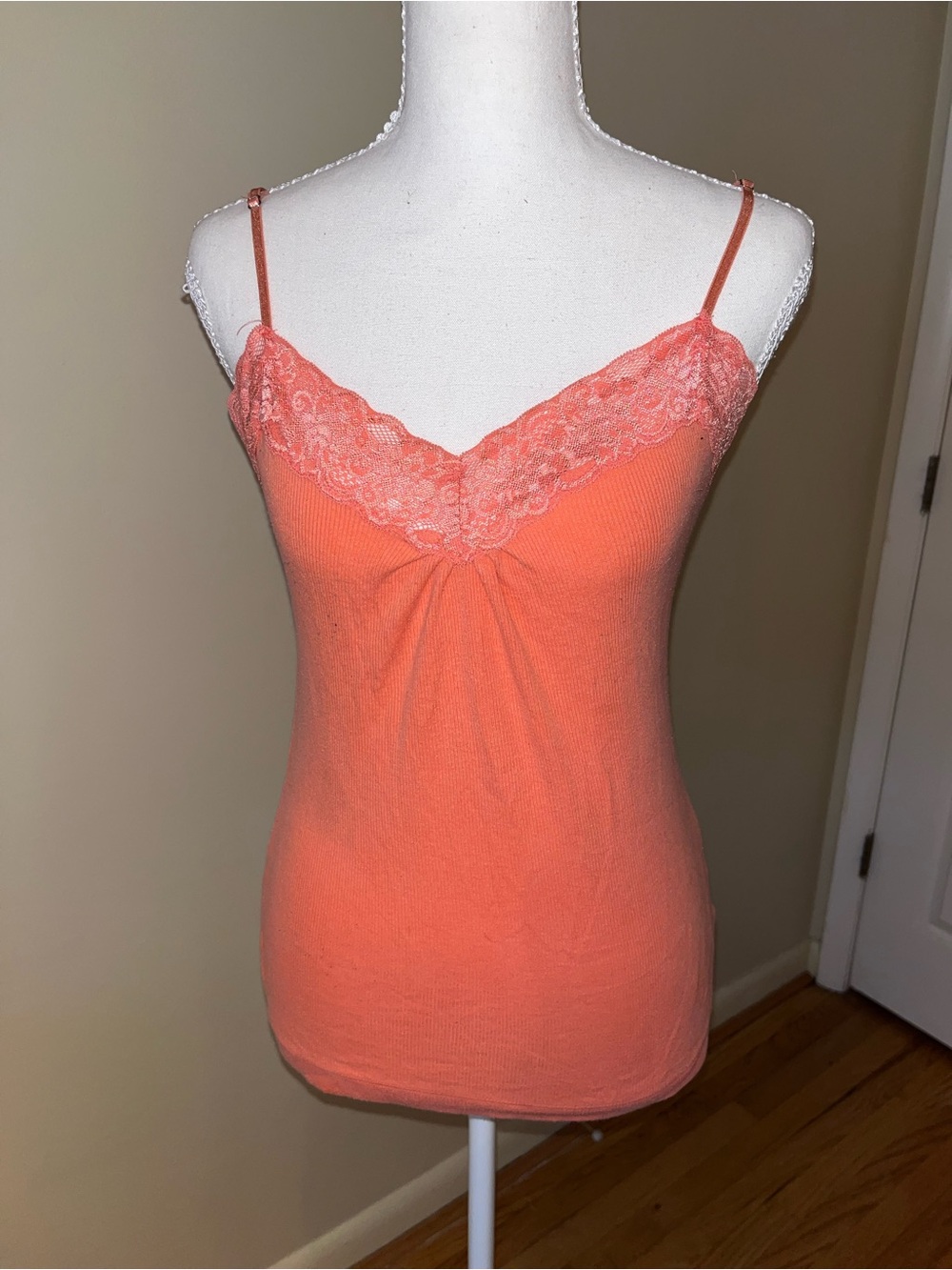 Worthington Coral Lace Trim Camisole